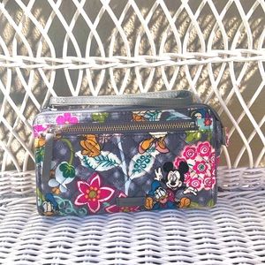 Disney Vera Bradley Mickey & Friends Wallet NWT